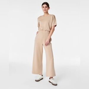 Spanx AirEssentials Cropped Wide-Leg Jumpsuit